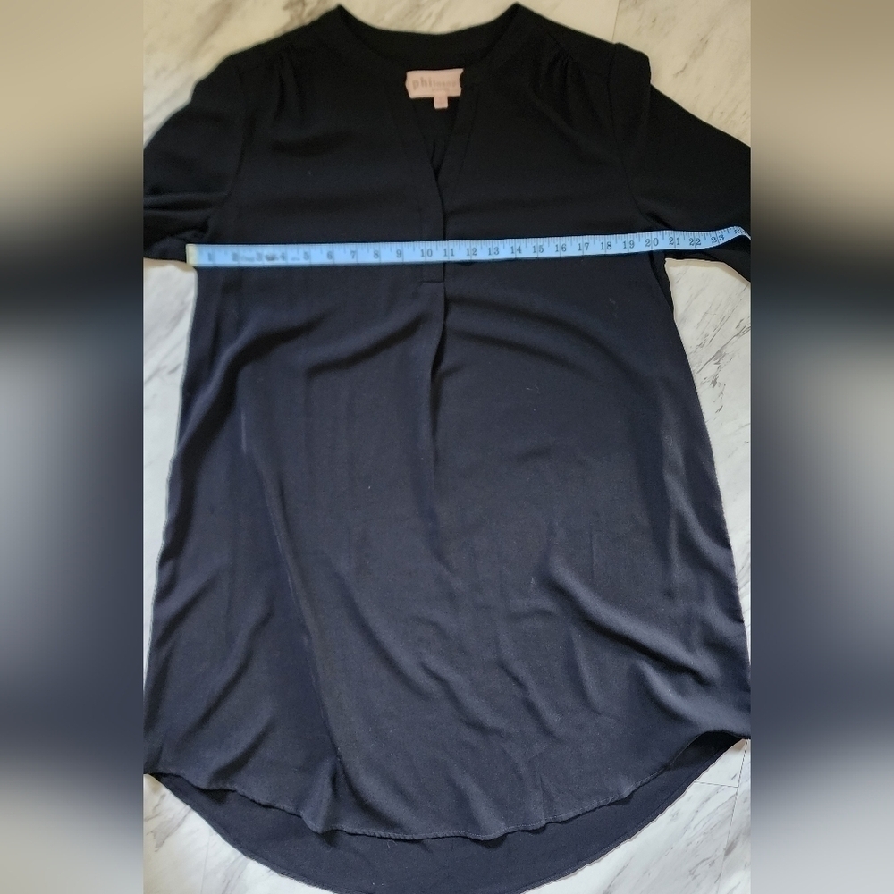 Black Philosophy Black Tunic/dress size Large - Picture 6 of 6
